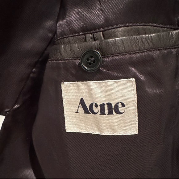 ACNE Vintage look biker jacket Size 36 - Picture 3 of 4